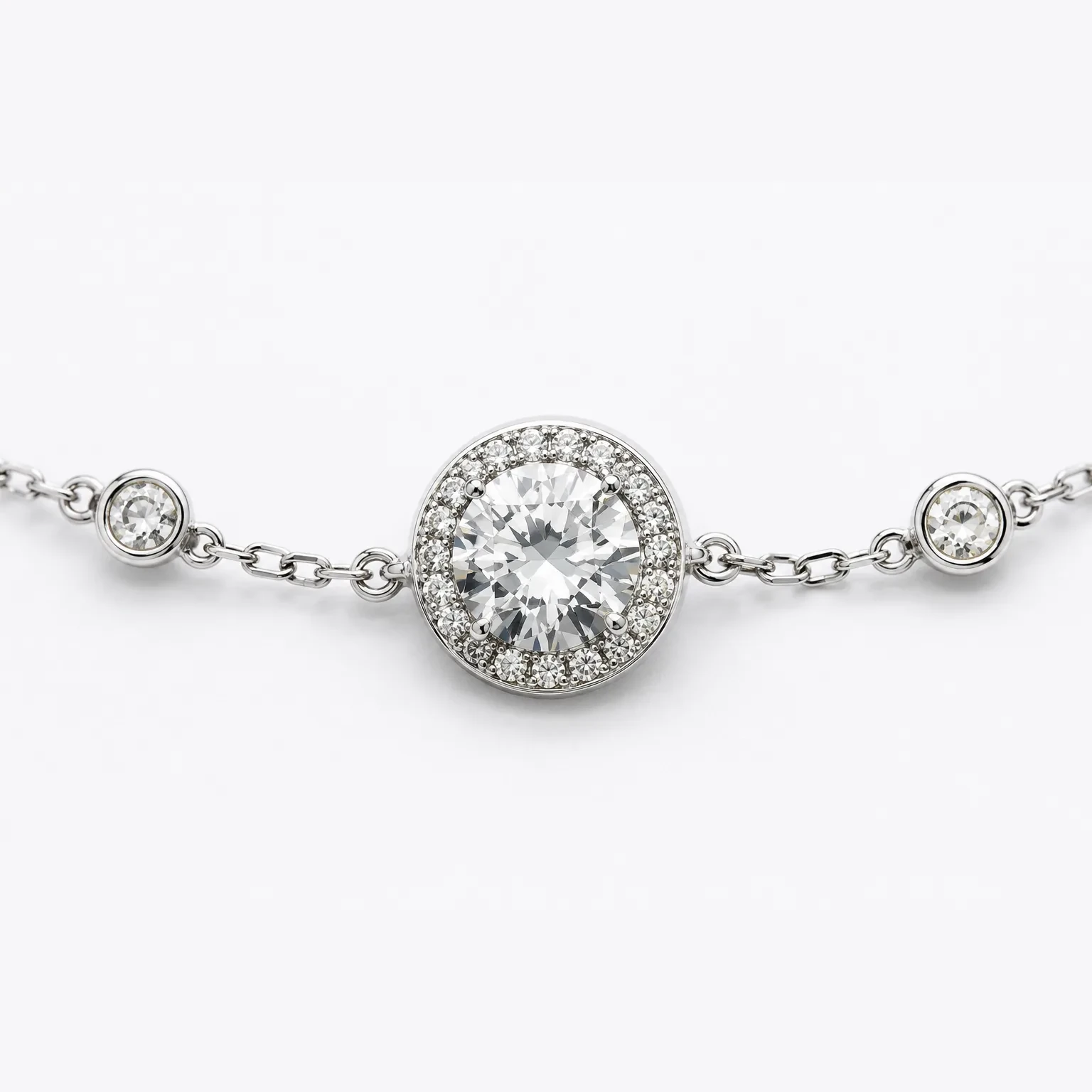 B130-6-1 Bratara Rotund Pave - Argint 925 - imagine 3