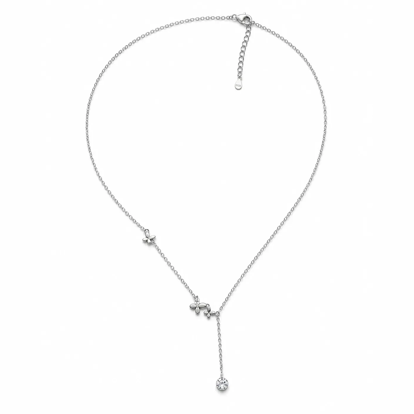C180-5-1 Colier Fluturi - Argint 925 - imagine 1