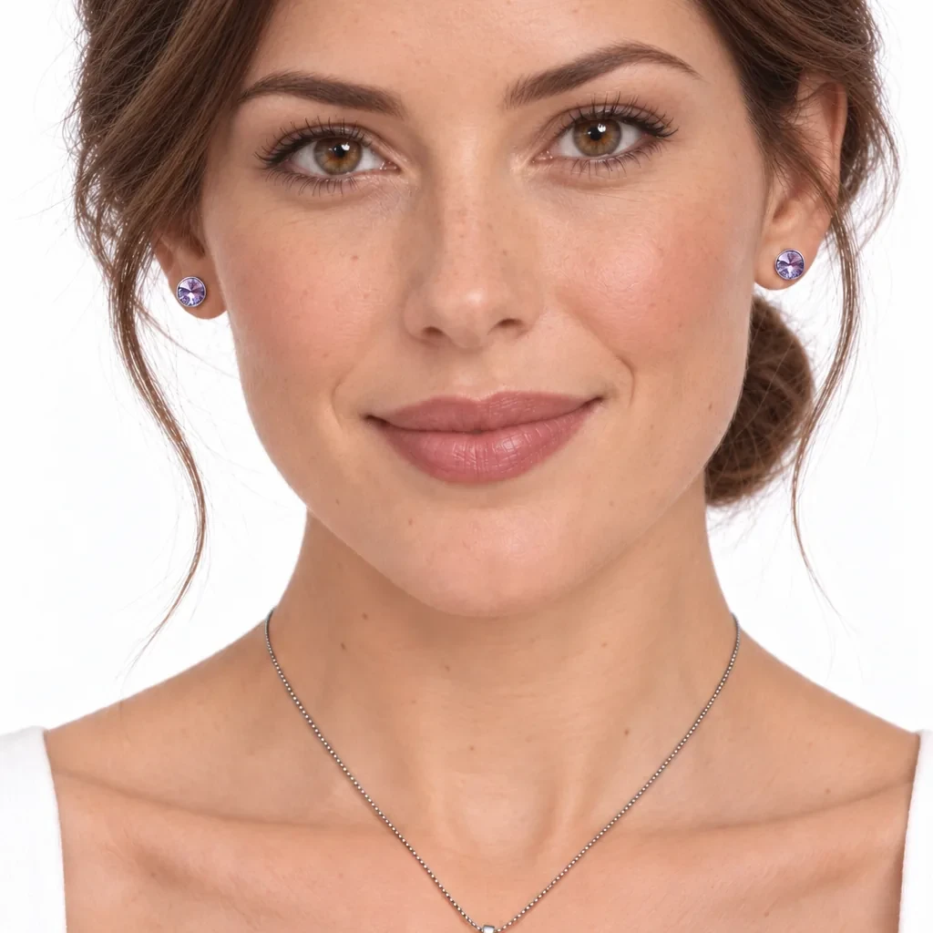 S230-11-4 Set Infinit Violet - Argint 925 - imagine 4
