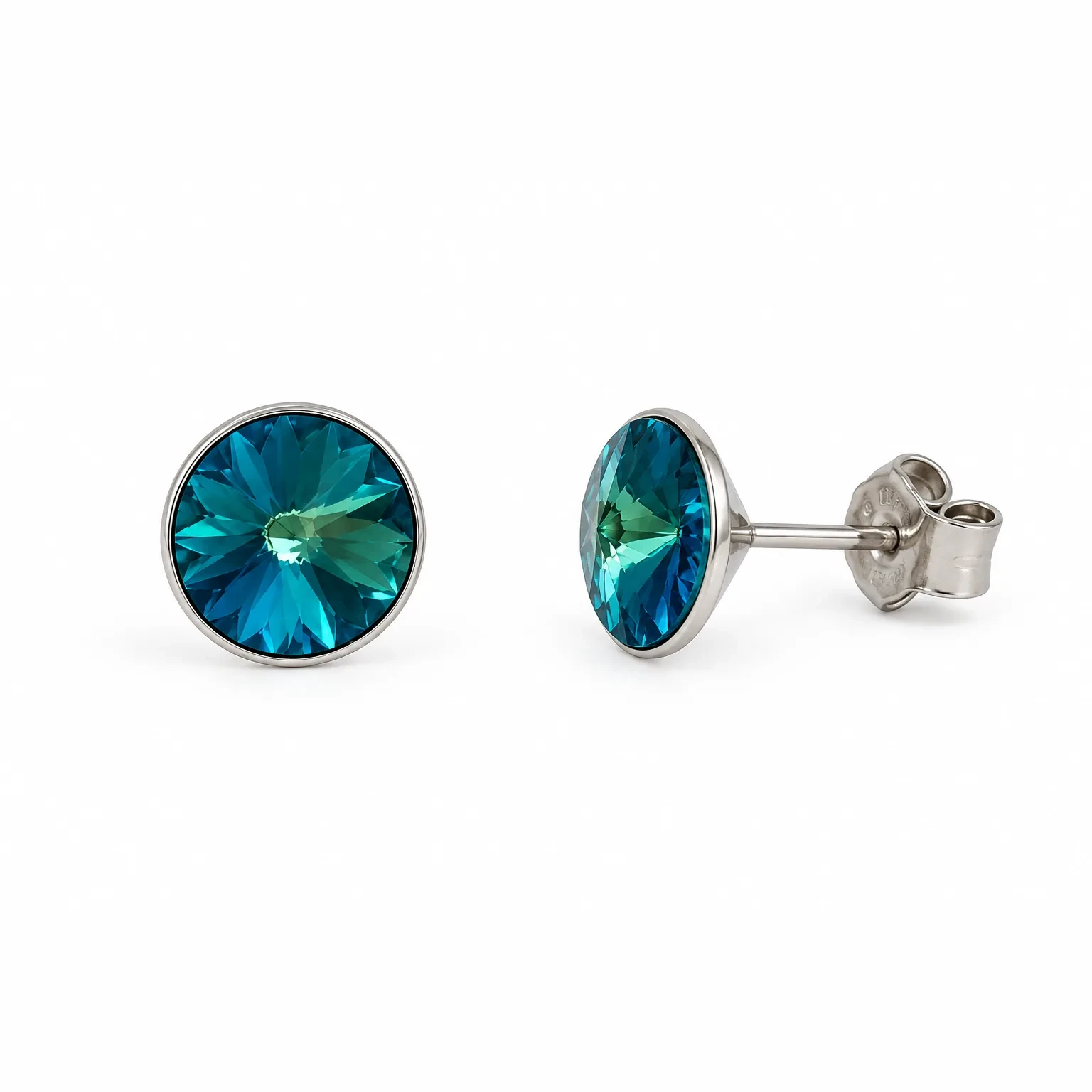 S230-12-1 Set Inima Rivoli Bermuda Blue - Argint 925 - imagine 1