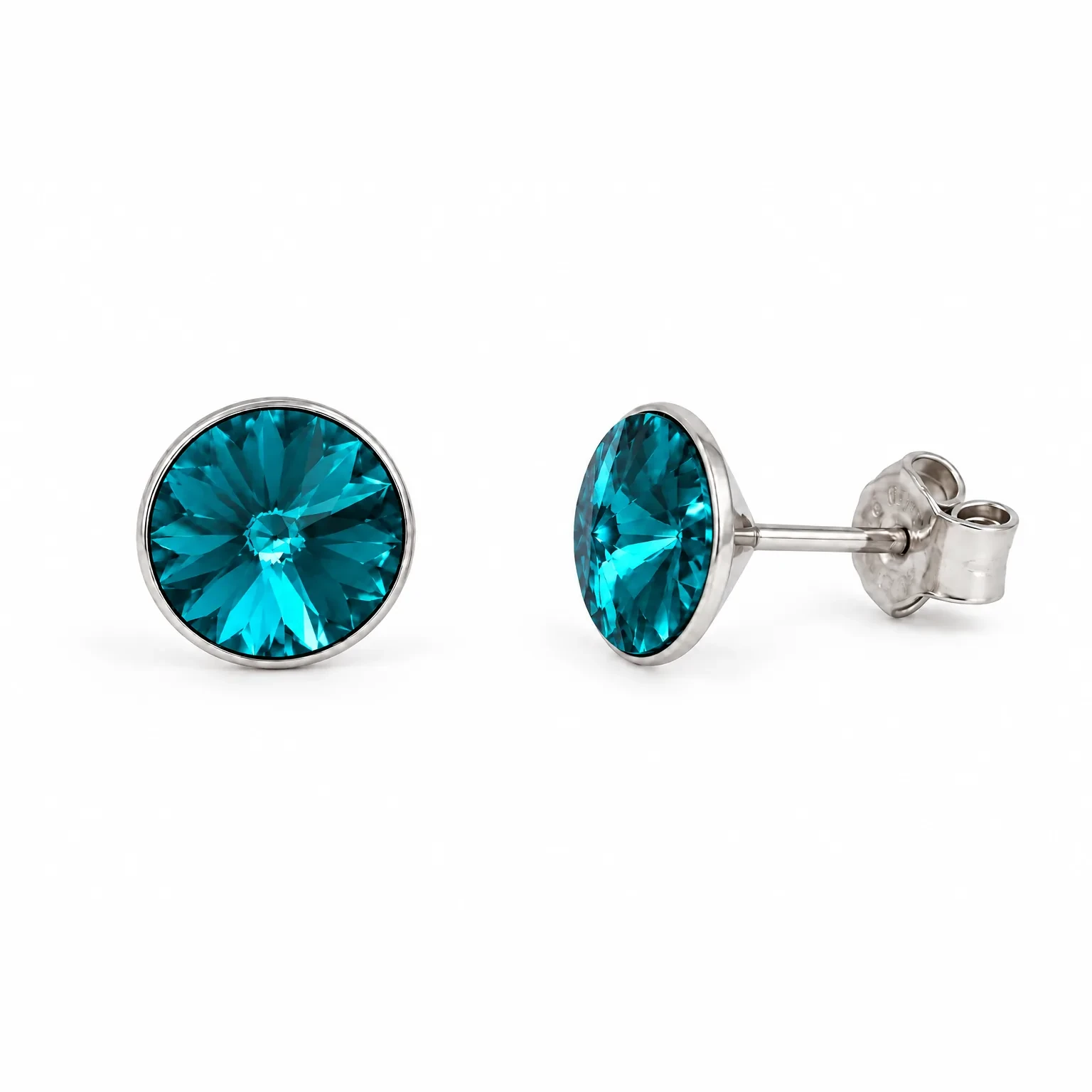 S230-7-3 Set Infinit Blue Zircon - Argint 925 - imagine 3