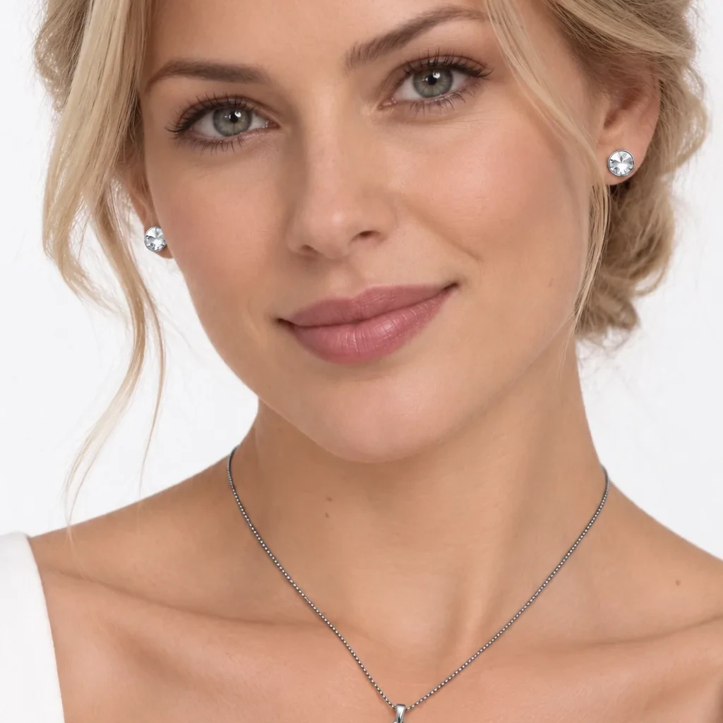 S230-8-4 Set Infinit Crystal - Argint 925 - imagine 4