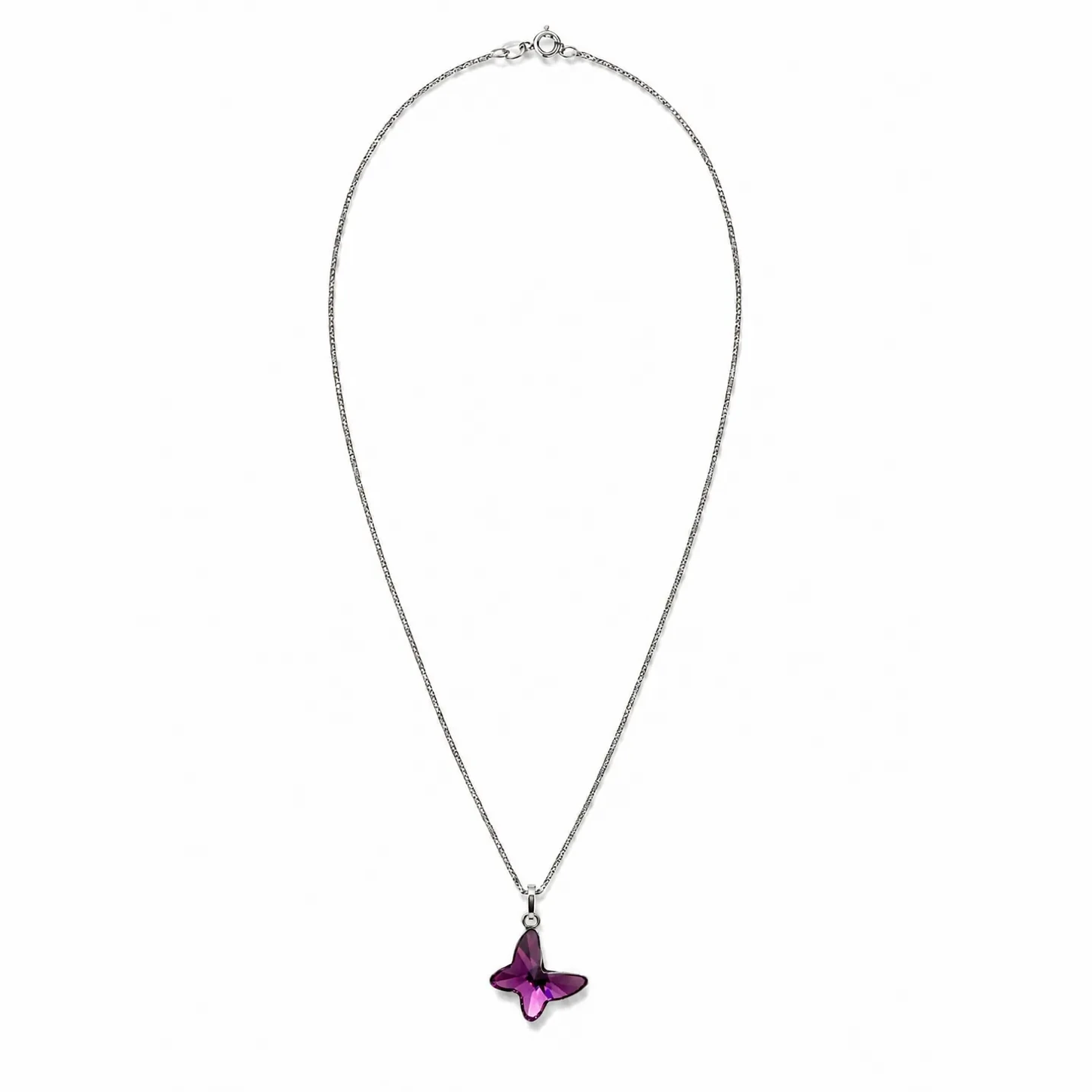S275-1-2 Set Fluture Amethyst - Argint 925 - imagine 2