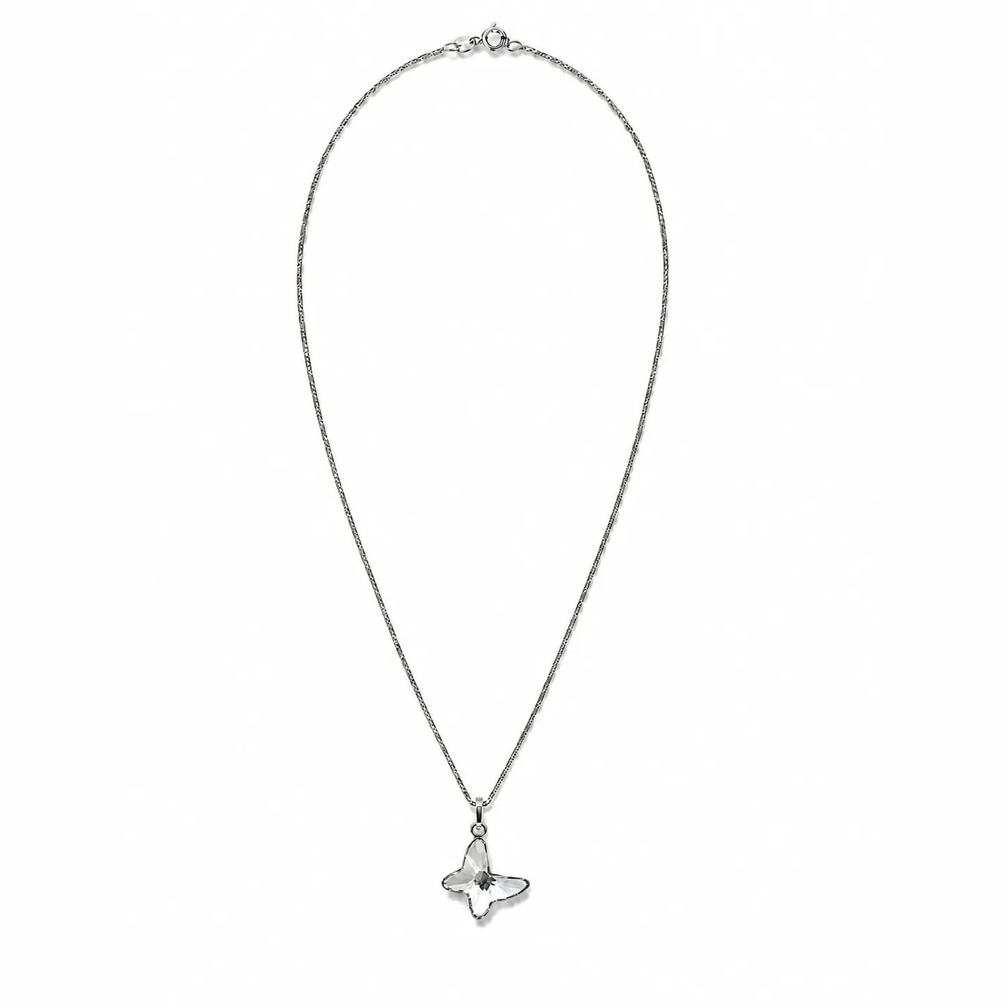 S275-3-3 Set Fluture Crystal - Argint 925 - imagine 3